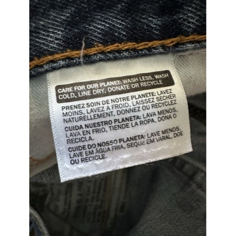 Levi's 505 Jeans Size W34 L34 Mens Straight Leg Reg Fit Medium Wash Blue Denim - Picture 9 of 15